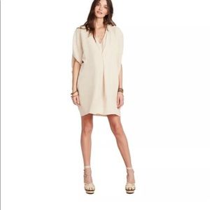 Hatch Nanda Linen slouchy vneck dress